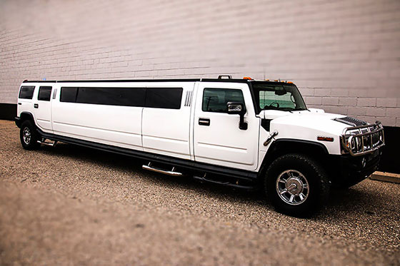 hummer limo exterior view