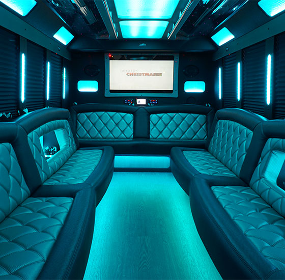 party bus luxury lounge