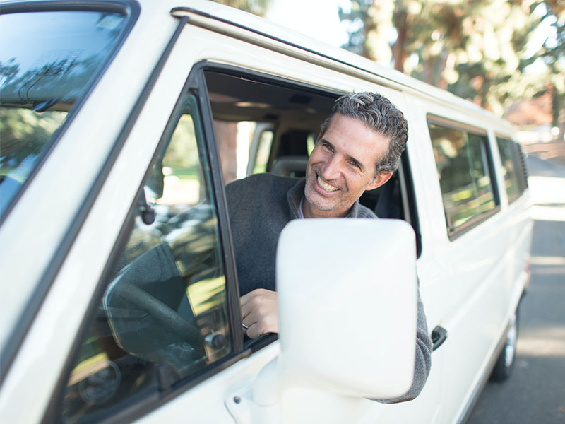 designated driver in a limousine
